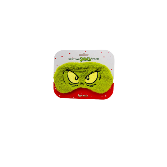 Grinch Fur Eye Mask-Sleep Eye Mask-With Elastic Strap For Night sleep