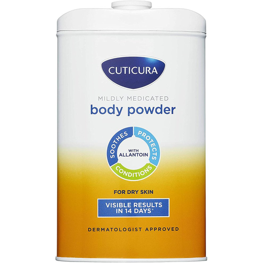 Cuticura Mildly Medicated Talcum Body Powder 250g | Packaging May Vary