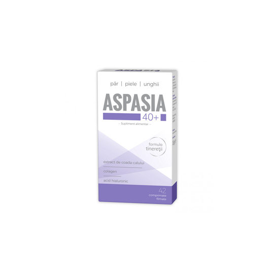 Aspasia 40+, 42 tablets, contains hyaluronic acid and collagen protein