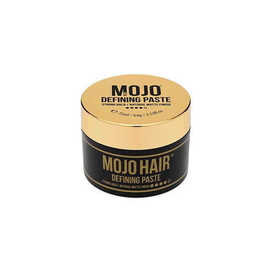 MOJO Hair Defining Paste | Strong Hold Matte Finish | Mens Hair Styling Product 75ml / 64g (1 Pack)
