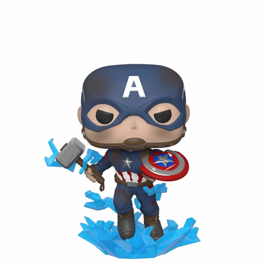 Funko 45137 POP Marvel: Endgame- Captain America w/BrokenShield