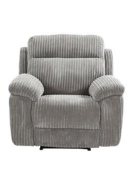 Baron Fabric Manual Recliner Armchair