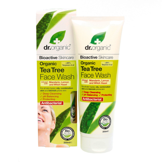 Dr.Organic Organic Tea Tree Face Wash 200ml