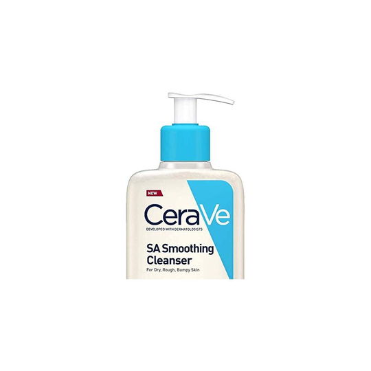 CeraVe SA Smoothing Cleanser | 236ml/8oz | Face and Body Wash with Salicylic Acid