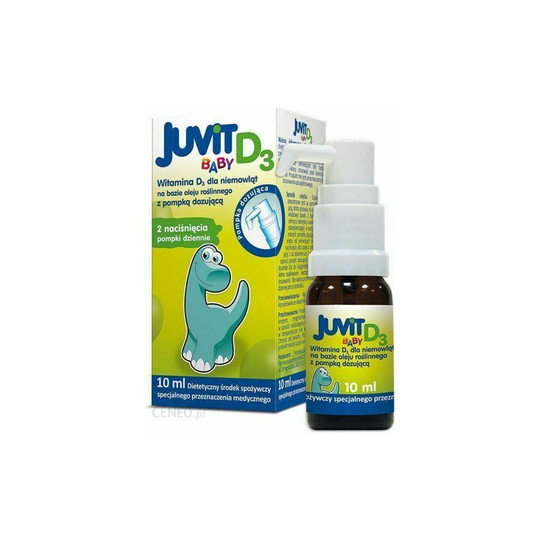 Juvit Baby D3 drops (with pump) for babies from the first days of life 10ml