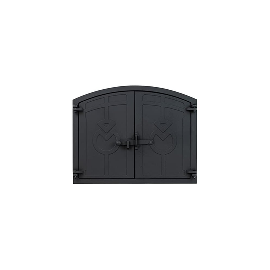 Woodside Cast Iron Outdoor Pizza/Fire Wood Oven Door, 48cm x 38cm