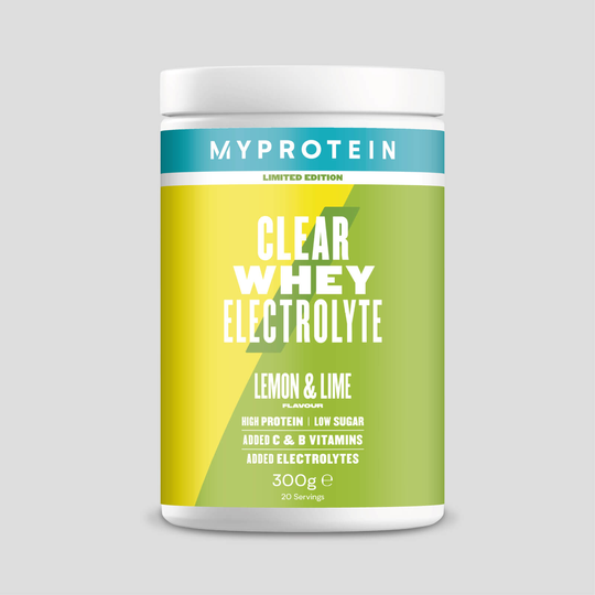 Clear Whey Electrolyte - 20servings - Lemon & Lime
