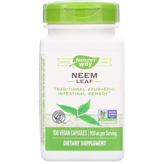 Nature's Way, Neem Leaf, 950 mg, 100 Vegan Capsules