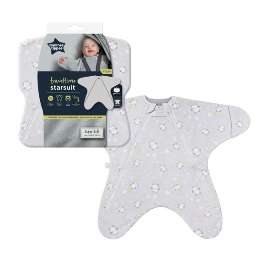 Tommee Tippee Traveltime Starsuit Reversible 0-6m 2.5 Tog Ollie the Owl
