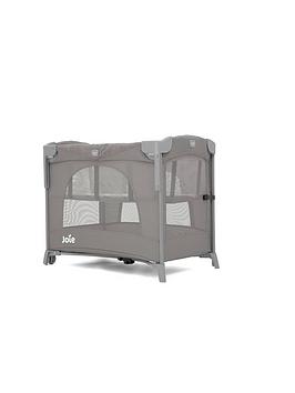 Joie Kubbie Sleep Travel Cot - Foggy Grey, One Colour