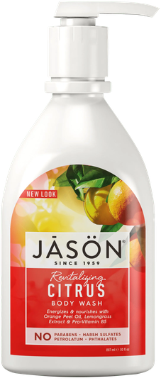 Jason Revitalising Citrus Body Wash With Pump, 887ml