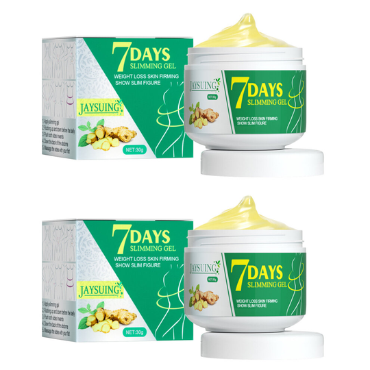 Organic Mustard Ointment for Belly Fat and Cellulite, Ginger Fat Burning Cream, Anti-Cellulite Body Slimming Cream, Weight Loss Massage Cream - 2pcs