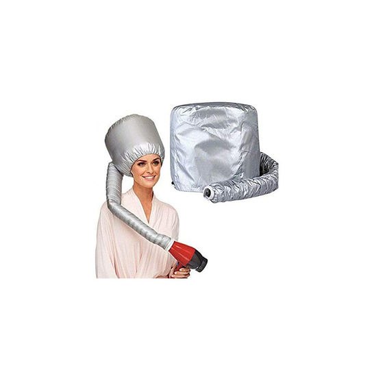 Portable Soft Bonnet Hood Hair Blow Dryer Attachment - Adjustable Hooded Dryer, Portable Hair Salon Heat Cap for Drying,Styling,Curling and Deep Condi