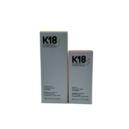 K18 Professional Molecular Mist 5 OZ & Leave In Molecular Repair Mask 1.7 OZ