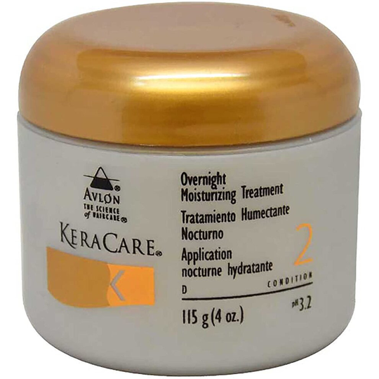 Avlon KeraCare Overnight Moisturizing Treatment, Condition 2, 115g/ 4 oz.