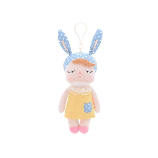 (Dream Yellow) METOO Angela Sleeping Birthday Girl Stuffed Plush Baby Toys Pendent 18cm