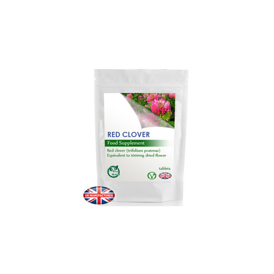 Red Clover Tablets 100 x 1000mg - Menopause HRT Supplement, UK (V)