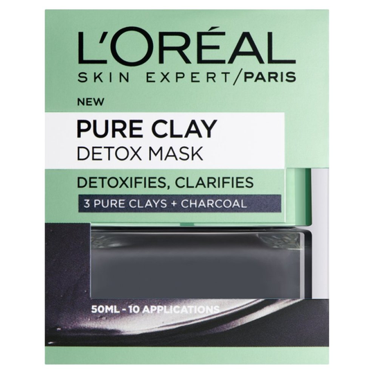Pure Clay Detox Mask Black - 50ml