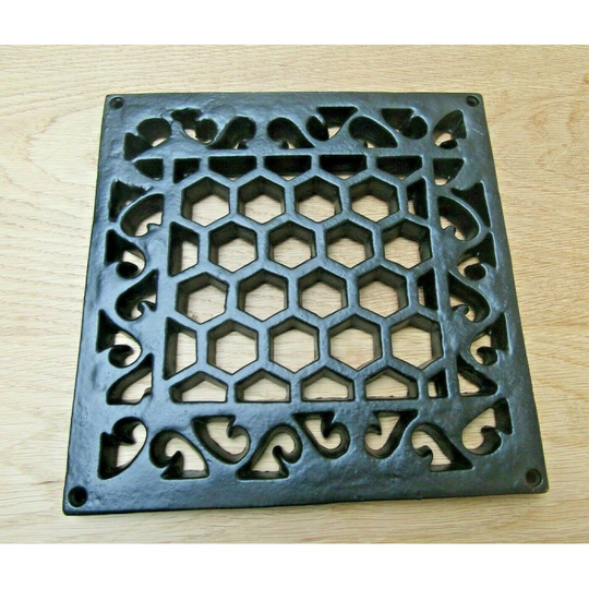 Heritage Flat Grille Cover Black Antique