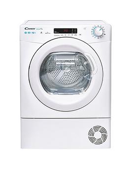 Candy Smart Pro Csoe H9A2De-80 9Kg Heat Pump Tumble Dryer, A++ Rated - White With Wi-Fi Connectivity