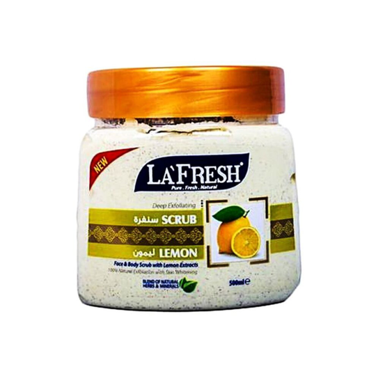 LA Fresh Face Scrub Lemon 500ml
