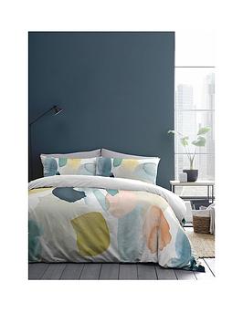 Appletree Solace Watercolour 100% Cotton Duvet Cover Set