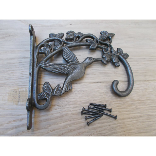 Humming Bird Hook Bracket Antique Iron