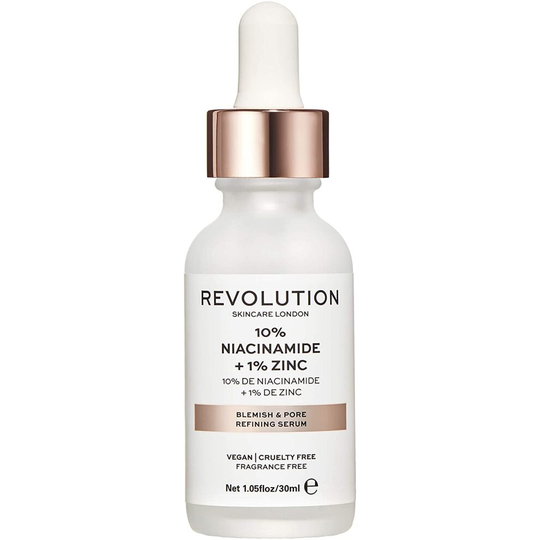 Revolution Skincare 10% Niacinamide + Zinc Blemish and Pore Refining Serum (30ml)