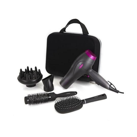 Carmen C81072 Neon 2200W Hair Dryer Styling Set Graphite/Pink