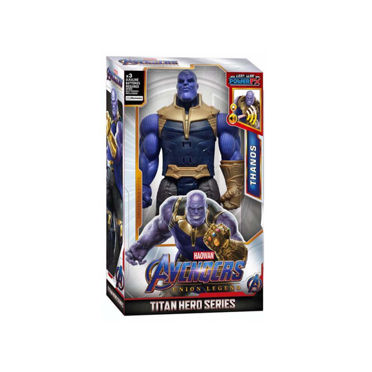 (Thanos) Spiderman Thanos Thor Captain Hulk Iron Man Venom Ronin Groot Action Figure Toys