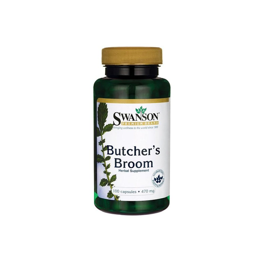 (100 caps) Butcher's Broom, 470mg - 100 caps