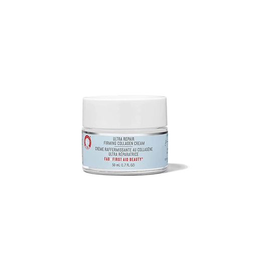 First Aid Beauty Ultra Repair Firming Collagen Cream - Day & Night Anti-Ageing Face Moisturiser with Collagen, Peptides and Niacinamide - 1.7 fl oz