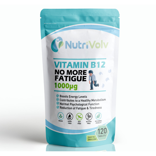 Vitamin B12 1000μg - 120 Tablets - Reduce Tiredness & Fatigue - Immune System Boost