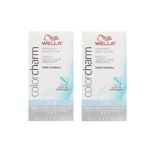 (T18 + T18) Wella Colour Charm Liquid Colour Toner 42ml