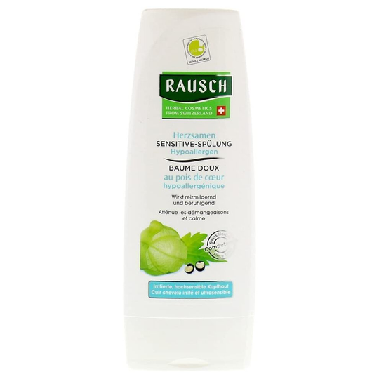 Rausch Heart Seeds Sensitive Conditioner (Hypoallergenic Relieves Irritation, Soothing and Moisturising - Vegan), Pack of 1 (1 x 200 ml)