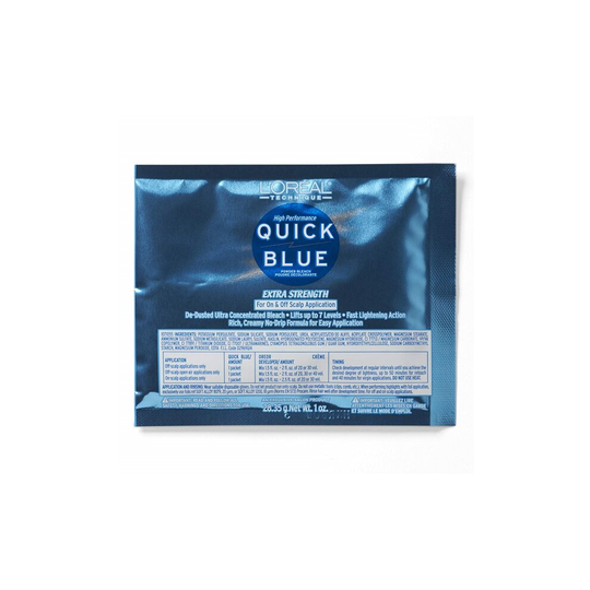 (1pks) L'Oreal Quick Blue Powder Bleach Lightener Extra Strength 1oz