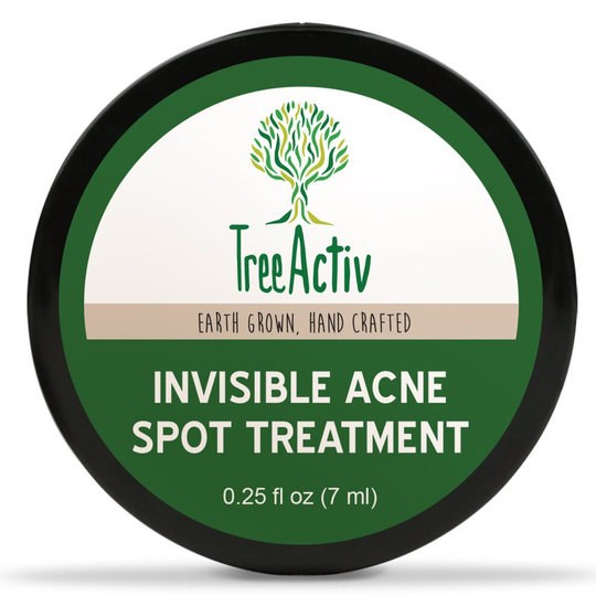 TreeActiv Invisible Acne Spot Treatment, Daytime Cystic Acne Treatment, Mess-Free Fast-Acting Formula, Works Under Makeup, Tea Tree, Peppermint Essent