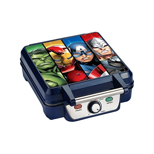 Marvel MVA-281 Waffle Maker, Unit: 13 x 9.7 x 4, Blue