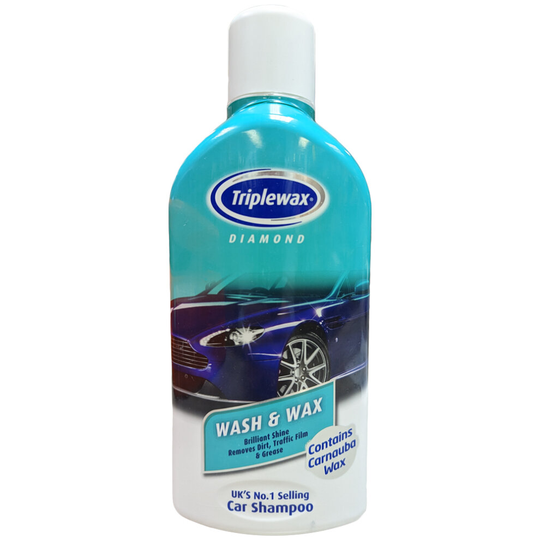 Triplewax Car Wash & Wax Shampoo Dirt Grime Remover Cleaner Wash Wax Cleaning 1L