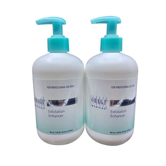 Obagi Medical Exoderm Forte Exfoliation Enhancer 16.9 OZ Set of 2