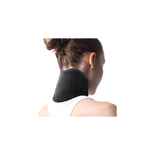 Neck Support Brace for Pain Relief and Bone Relaxer Self Heating Cervical Wrap Suffer Adjustable Warm Neck Guard Protector for Neck Injury Pain S
