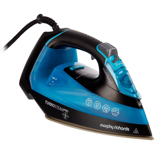 Morphy Richards Turbosteam 303210 3100 Watt Iron -Blue / Black