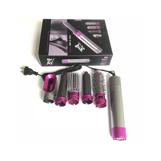 5 in 1 Professional Air Wrap Hair Styler Curler Straightner Hot Air Brush