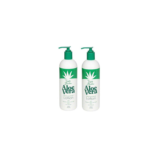 Vienna Triple Lanolin Aloe Vera Hand Body Lotion 16 oz Set of 2 PC