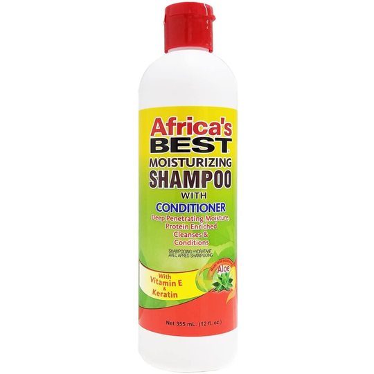 Africa's Best Moisturizing Shampoo With Conditioner, 12 Ounce
