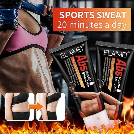 Hot Cream Abdominal Cream Fat Burning Muscle Stimulator Cream Tighten And Shape Abdominal Muscles For Men Women