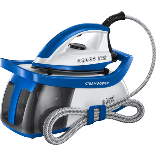 Russell Hobbs 24430 Pressurised Steam Generator Iron - Blue / White