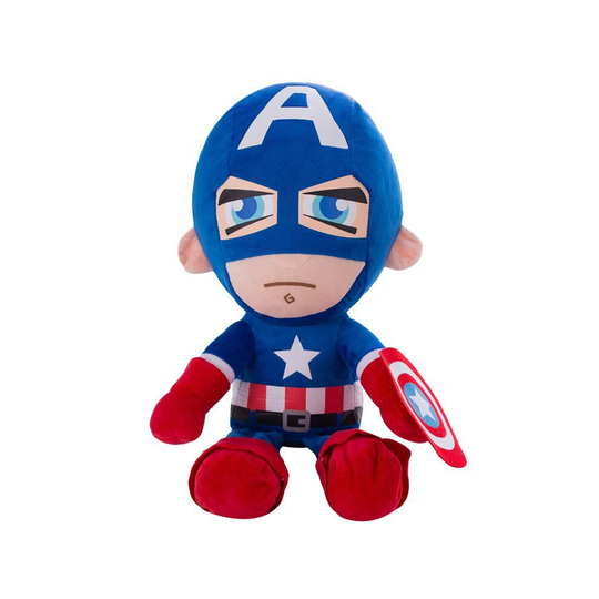 (Captain America, 28cm/11in) Plush Toys The Avengers Stuffed Hero Captain America Iron Batman Hulk Superman