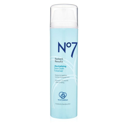 No7 Radiant Results Revitalising Hot Cloth Cleanser 200ml
