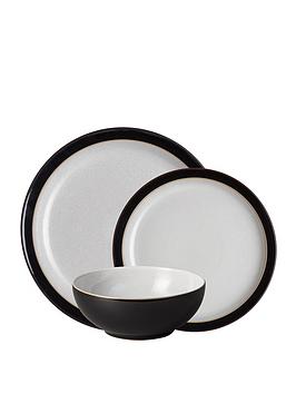Denby Elements 12-Piece Dinner Set &Ndash; Black